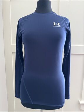 Under Armour Navy Long-Sleeve Performance Compression Top